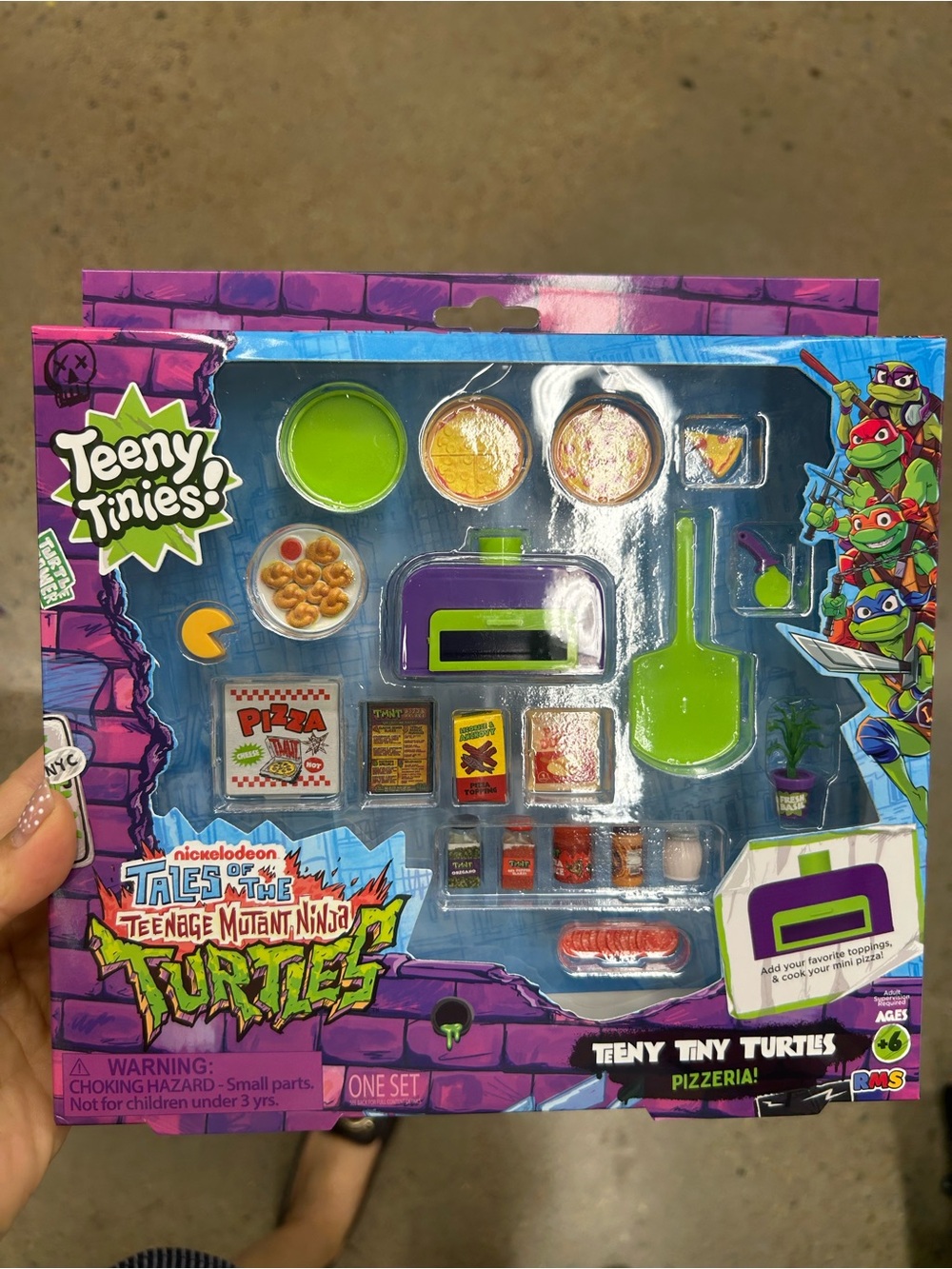 Teeny Tinies Teenage Mutant Ninja turtles pizzeria playset